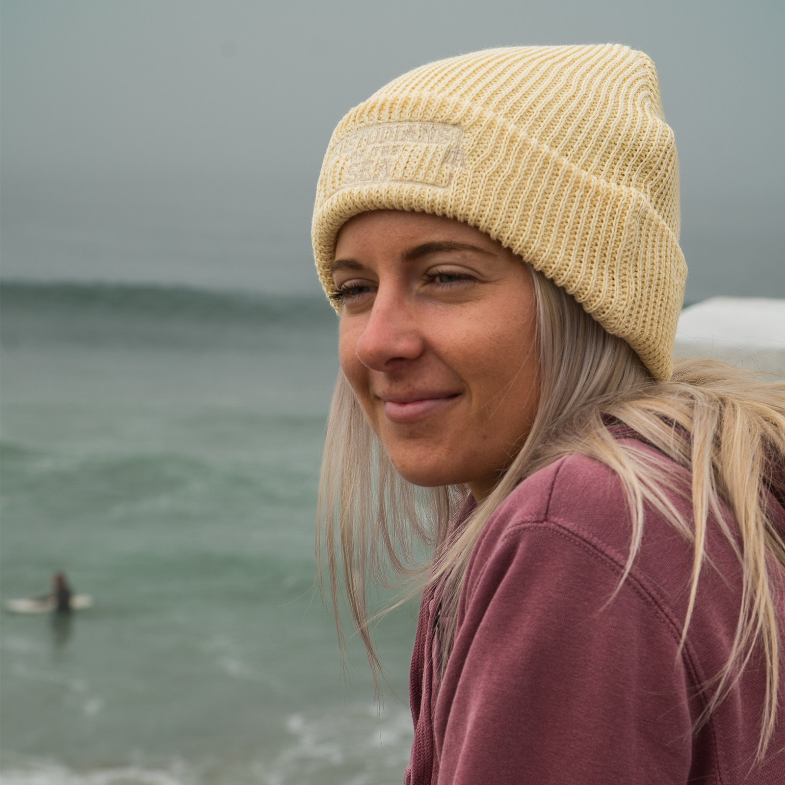 White Sand - C.O.T.S Trident Hemp Watch Cap - Image 3