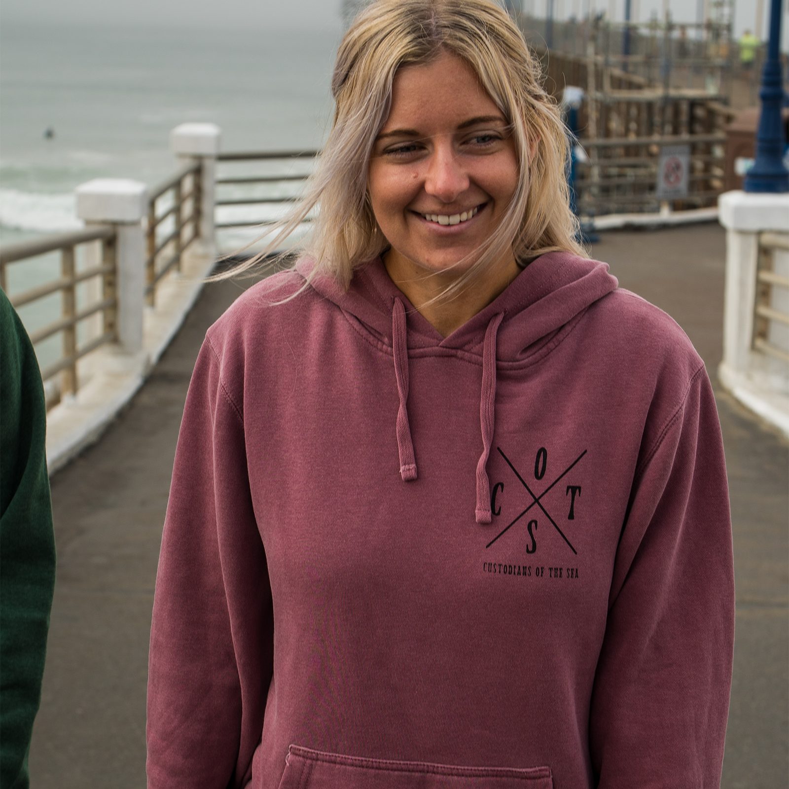Defender Pullover Hoodie - Graphic printed with Living Ink Algae Ink - Image 5
