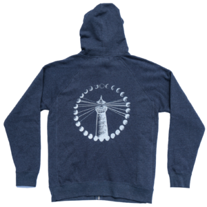 Beacon of Light Full Zip Hoodie Pale Moon Light